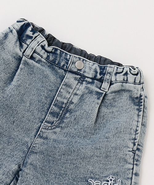 X-girl Stages（エックスガールステージス）の「ピグメントタックショーツ（その他パンツ・キッズ・ネイビー/チャコール・110cm/140cm/120cm/130cm/100cm/90cm/80ｃｍ）」の14枚目の写真