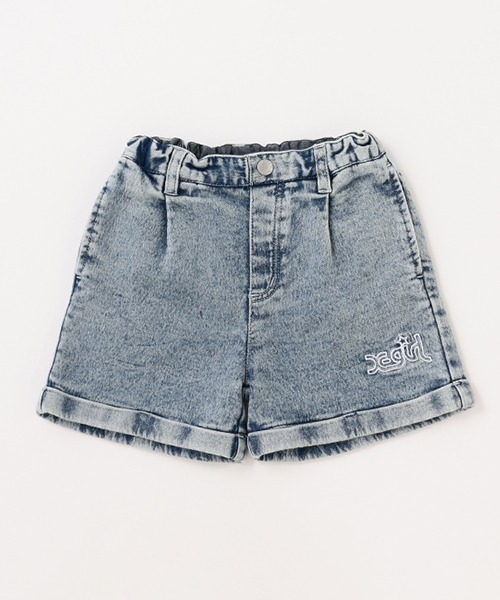 X-girl Stages（エックスガールステージス）の「ピグメントタックショーツ（その他パンツ・キッズ・ネイビー/チャコール・110cm/140cm/120cm/130cm/100cm/90cm/80ｃｍ）」の9枚目の写真