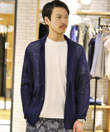EDIFICE | ◇リネン メランジ ジャケットカーディガン(カーディガン/ボレロ)