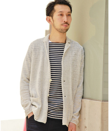 EDIFICE | ◇リネン メランジ ジャケットカーディガン(カーディガン/ボレロ)