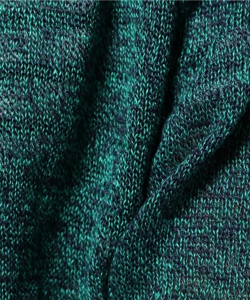 EDIFICE（エディフィス）の「◇リネン メランジ ジャケットカーディガン（カーディガン/ボレロ・メンズ・ホワイト/グリーン/ネイビー/サックスブルー・46/44/48）」の9枚目の写真