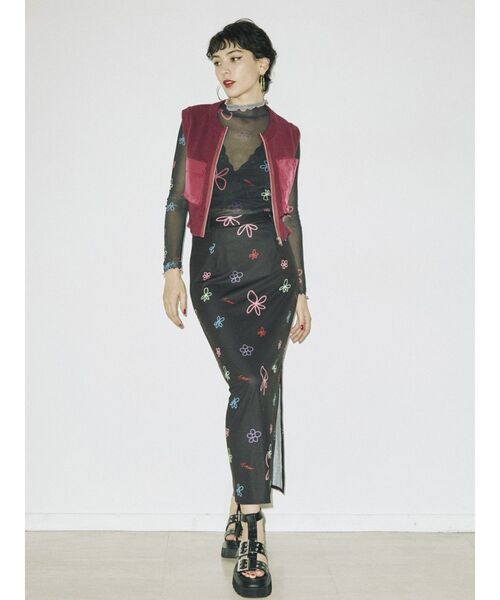 jouetie（ジュエティ）の「ハトメベルトサンダル（サンダル・レディース・ブラック/パープル/オフホワイト・M/L）」の13枚目の写真