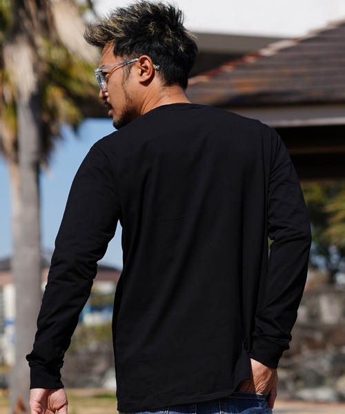 adamsJUGGLER(アダムスジャグラー)の「RE/1717ロングティー(Tシャツ/カットソー・メンズ・ホワイト/ブラック・M/S/XL/L)」の10枚目の写真