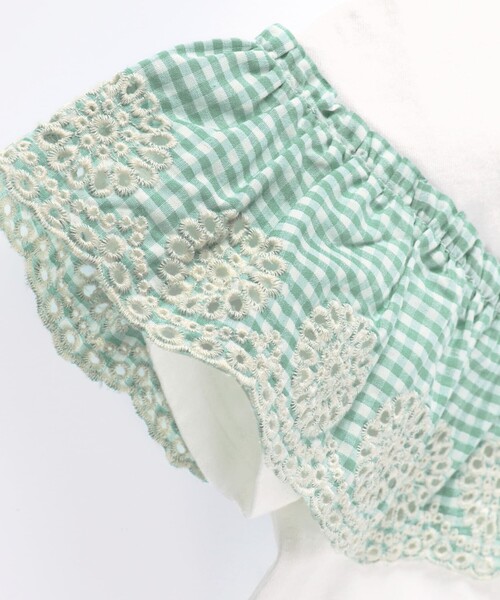 BRANSHES（ブランシェス）の「カットワーク刺しゅう半袖Tシャツ（Tシャツ/カットソー・キッズ・ピンク/オフホワイト・120/130/110/90/100）」の12枚目の写真