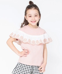 BRANSHES | カットワーク刺しゅう半袖Tシャツ(Tシャツ/カットソー)