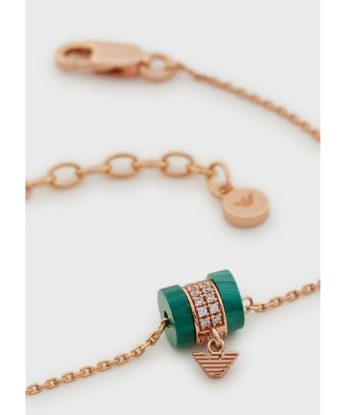 EMPORIO ARMANI（エンポリオアルマーニ）の「【エンポリオ アルマーニ】グリーンマラカイト ネックレス（ネックレス・レディース・その他1・FREE）」の3枚目の写真