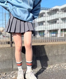 プリーツミニスカート