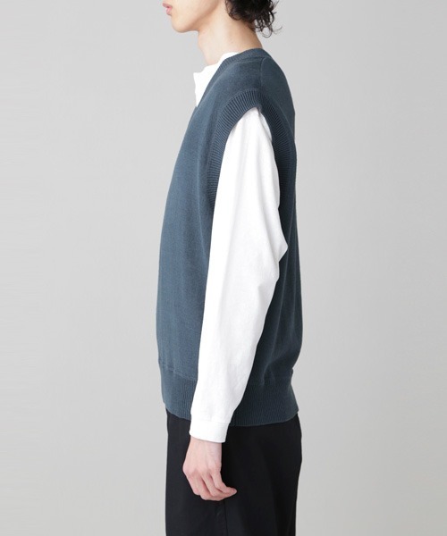 MHL.（エムエイチエル）の「HIGHGAUGE COTTON LINEN（ニット/セーター