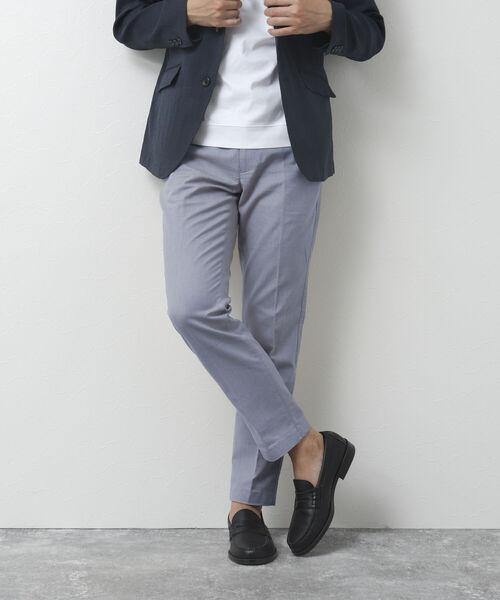 NOLLEY'S goodman（ノーリーズグッドマン）の「《ビジカジ対応》綿麻 COOLMAX / クールマックス(R) スリムフィットパンツ（その他パンツ・メンズ・ベージュ/ネイビー/サックスブルー/グレー・L/XL/M/S）」の20枚目の写真