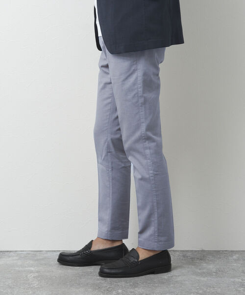 NOLLEY'S goodman（ノーリーズグッドマン）の「《ビジカジ対応》綿麻 COOLMAX / クールマックス(R) スリムフィットパンツ（その他パンツ・メンズ・ベージュ/ネイビー/サックスブルー/グレー・L/XL/M/S）」の17枚目の写真