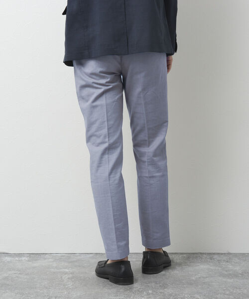 NOLLEY'S goodman（ノーリーズグッドマン）の「《ビジカジ対応》綿麻 COOLMAX / クールマックス(R) スリムフィットパンツ（その他パンツ・メンズ・ベージュ/ネイビー/サックスブルー/グレー・L/XL/M/S）」の16枚目の写真