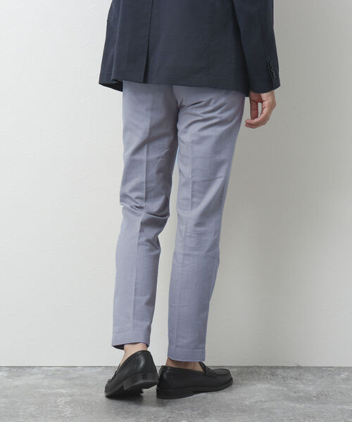 NOLLEY'S goodman（ノーリーズグッドマン）の「《ビジカジ対応》綿麻 COOLMAX / クールマックス(R) スリムフィットパンツ（その他パンツ・メンズ・ベージュ/ネイビー/サックスブルー/グレー・L/XL/M/S）」の15枚目の写真