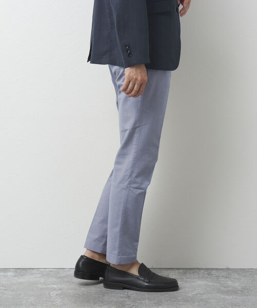 NOLLEY'S goodman（ノーリーズグッドマン）の「《ビジカジ対応》綿麻 COOLMAX / クールマックス(R) スリムフィットパンツ（その他パンツ・メンズ・ベージュ/ネイビー/サックスブルー/グレー・L/XL/M/S）」の14枚目の写真