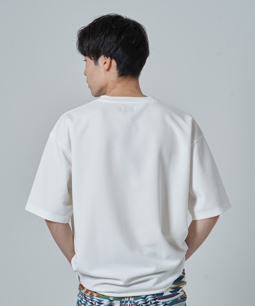 CORISCO(コリスコ)の「ダブルフェイス 半袖BIGTee(M1)(Tシャツ/カットソー・メンズ・ブラック/ブルー/ホワイト/ブラウン・MEDIUM/LARGE/X-LARGE)」の6枚目の写真