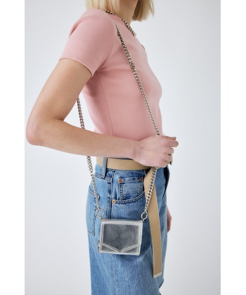 MOUSSY(マウジー)の「ウォレット(財布・レディース・ブラック/シルバー・FREE)」の2枚目の写真