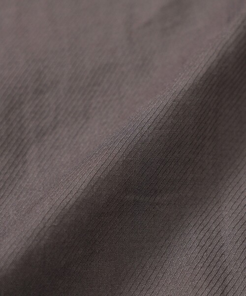 MACKINTOSH LONDON(マッキントッシュ ロンドン)の「120番ラミーワンピース(ワンピース・レディース・チャコールグレー/ベージュ・38)」の4枚目の写真