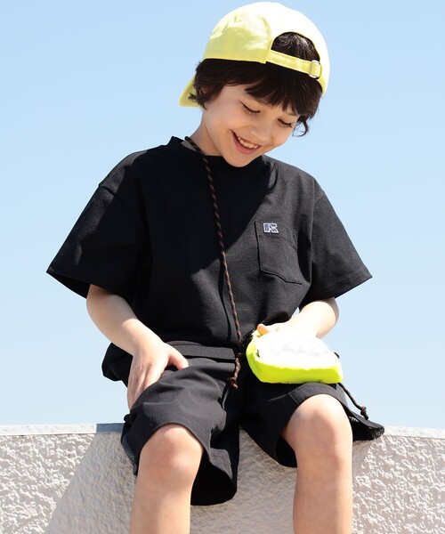 Russell Athletic(ラッセルアスレティック)の「【SHIPS KIDS別注】RUSSELL ATHLETIC:100~160cm /〈多機能〉TEE(Tシャツ/カットソー・キッズ・ベージュ/ホワイト/ブラック・100/120/S/145/110/M/160/130)」の8枚目の写真