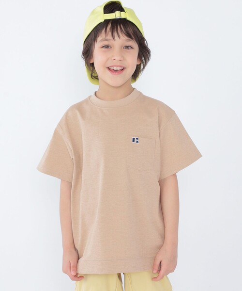 Russell Athletic(ラッセルアスレティック)の「【SHIPS KIDS別注】RUSSELL ATHLETIC:100~160cm /〈多機能〉TEE(Tシャツ/カットソー・キッズ・ベージュ/ホワイト/ブラック・100/120/S/145/110/M/160/130)」の15枚目の写真