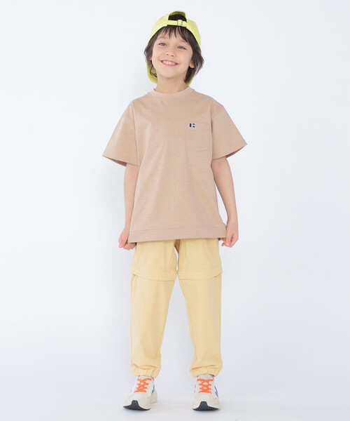 Russell Athletic(ラッセルアスレティック)の「【SHIPS KIDS別注】RUSSELL ATHLETIC:100~160cm /〈多機能〉TEE(Tシャツ/カットソー・キッズ・ベージュ/ホワイト/ブラック・100/120/S/145/110/M/160/130)」の17枚目の写真