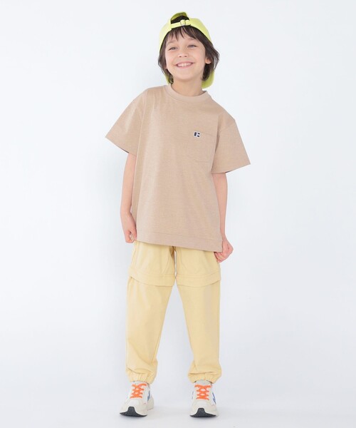 Russell Athletic(ラッセルアスレティック)の「【SHIPS KIDS別注】RUSSELL ATHLETIC:100~160cm /〈多機能〉TEE(Tシャツ/カットソー・キッズ・ベージュ/ホワイト/ブラック・100/120/S/145/110/M/160/130)」の19枚目の写真