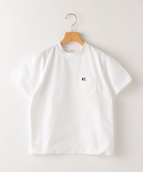 Russell Athletic(ラッセルアスレティック)の「【SHIPS KIDS別注】RUSSELL ATHLETIC:100~160cm /〈多機能〉TEE(Tシャツ/カットソー・キッズ・ベージュ/ホワイト/ブラック・100/120/S/145/110/M/160/130)」の22枚目の写真
