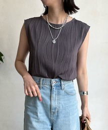 【WEB限定】ナミ柄ノースリーブトップス