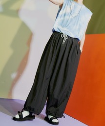 【ユニセックスアイテム】NYLON BALLOON TROUSERS ナイロン バルーンシルエット パンツ