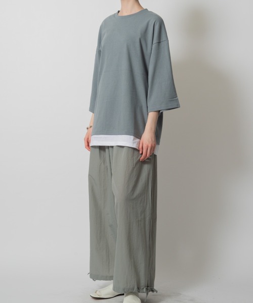 D.TT.K(ディティーティーケー)の「【ユニセックスアイテム】NYLON BALLOON TROUSERS ナイロン バルーンシルエット パンツ(カーゴパンツ・メンズ・ダークグレー/ライトグレー/ワイン系・FREE)」の19枚目の写真