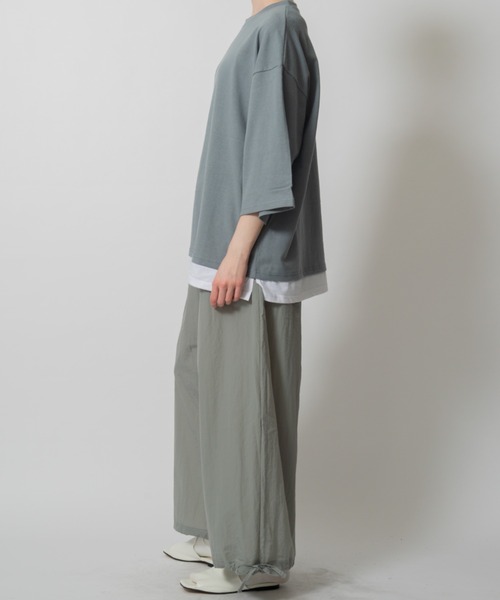 D.TT.K(ディティーティーケー)の「【ユニセックスアイテム】NYLON BALLOON TROUSERS ナイロン バルーンシルエット パンツ(カーゴパンツ・メンズ・ダークグレー/ライトグレー/ワイン系・FREE)」の20枚目の写真