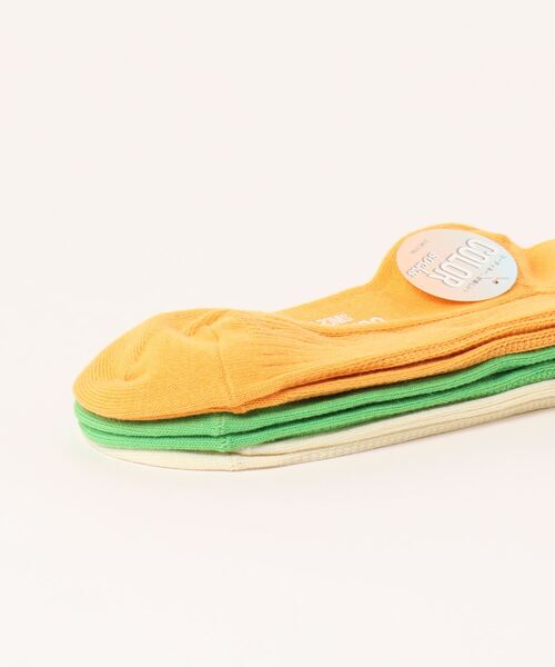 CONVERSE（コンバース）の「【CONVERSE】カラーリブソックス３Ｐ（ソックス/靴下・レディース・ブルー・S/M）」の2枚目の写真