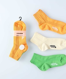 【CONVERSE】カラーリブソックス３Ｐ