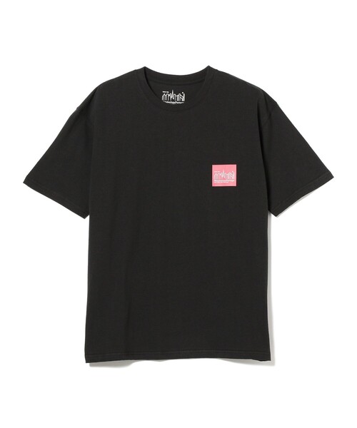 Manhattan Portage(マンハッタンポーテージ)の「Manhattan Portage / ボックスロゴ プリント Tシャツ(Tシャツ/カットソー・メンズ・ダークグリーン/ブラック/ホワイト/ブルー/ベージュ/ブルー系その他2・S/M/L/XL)」の1枚目の写真
