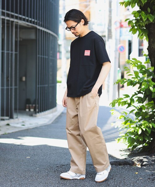 Manhattan Portage(マンハッタンポーテージ)の「Manhattan Portage / ボックスロゴ プリント Tシャツ(Tシャツ/カットソー・メンズ・ダークグリーン/ブラック/ホワイト/ブルー/ベージュ/ブルー系その他2・S/M/L/XL)」の12枚目の写真