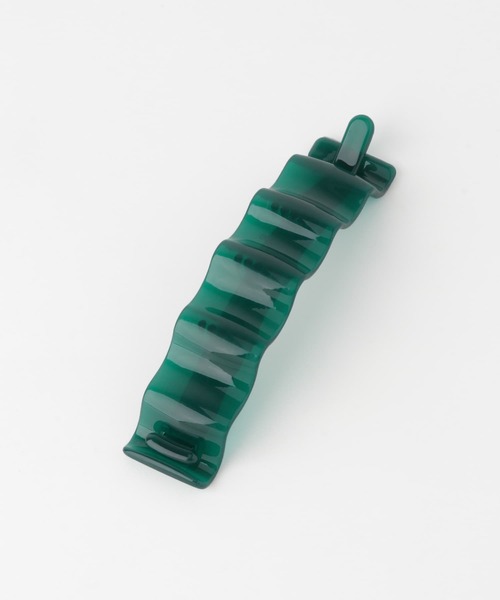 SMELLY（スメリー）の「ジュシウェーブクリップ（バレッタ/ヘアクリップ・レディース・グリーン/グレー・-）」の6枚目の写真