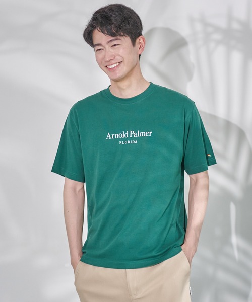 Arnold Palmer(アーノルドパーマー)の「グラフィック シェア Tシャツ(Tシャツ/カットソー・レディース・ネイビー/グリーン/ホワイト/ブラック・XS/S/M/L/LL)」の3枚目の写真