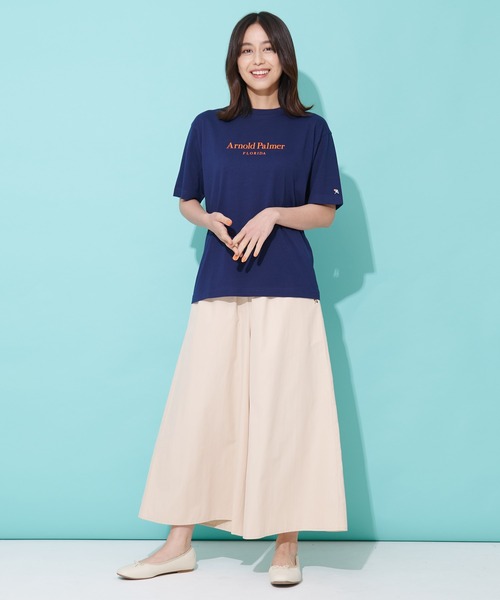 Arnold Palmer(アーノルドパーマー)の「グラフィック シェア Tシャツ(Tシャツ/カットソー・レディース・ネイビー/グリーン/ホワイト/ブラック・XS/S/M/L/LL)」の13枚目の写真