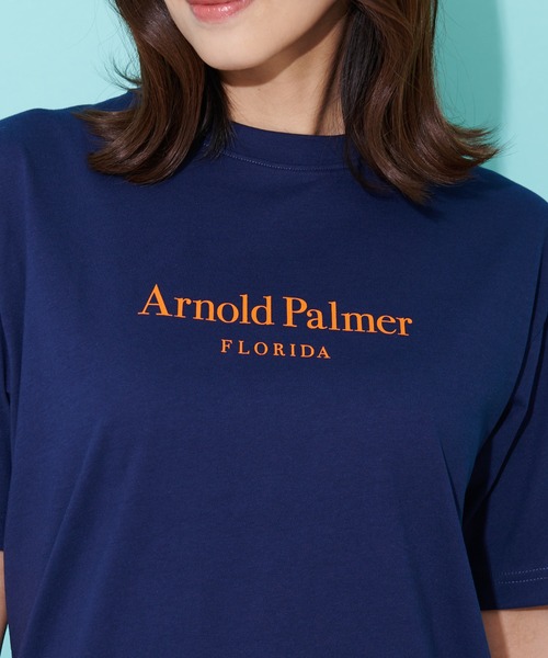 Arnold Palmer(アーノルドパーマー)の「グラフィック シェア Tシャツ(Tシャツ/カットソー・レディース・ネイビー/グリーン/ホワイト/ブラック・XS/S/M/L/LL)」の8枚目の写真