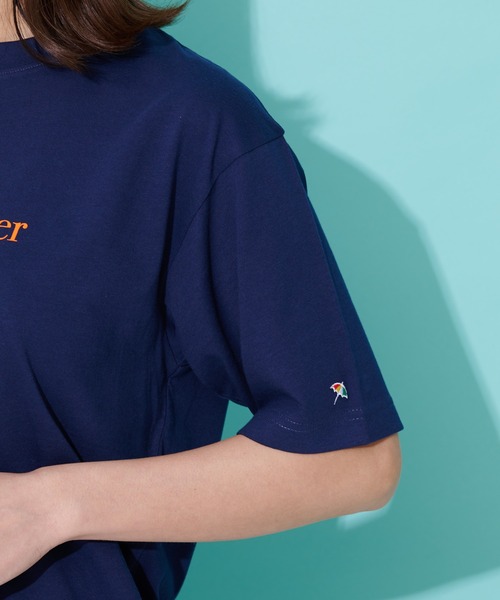 Arnold Palmer(アーノルドパーマー)の「グラフィック シェア Tシャツ(Tシャツ/カットソー・レディース・ネイビー/グリーン/ホワイト/ブラック・XS/S/M/L/LL)」の9枚目の写真