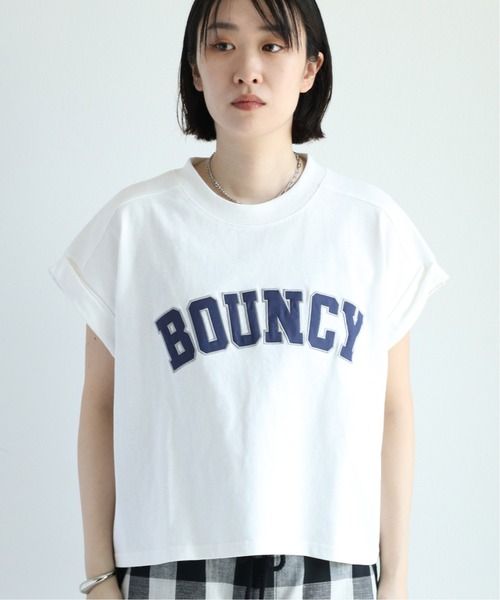 cepo(セポ)の「サテンカレッジロゴTee(Tシャツ/カットソー・レディース・ブラック/ベージュ/オフホワイト/サックスブルー・M)」の16枚目の写真