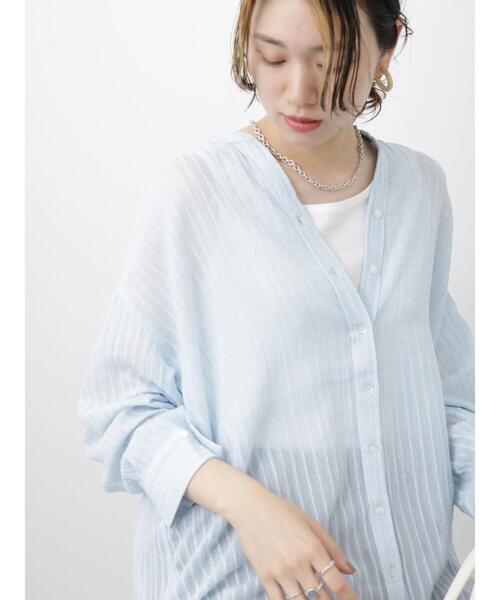 Samansa Mos2 blue（サマンサモスモスブルー）の「前後2wayモチーフレースタンク（タンクトップ・レディース・キナリ/ブラック/オフホワイト・M/L）」の21枚目の写真