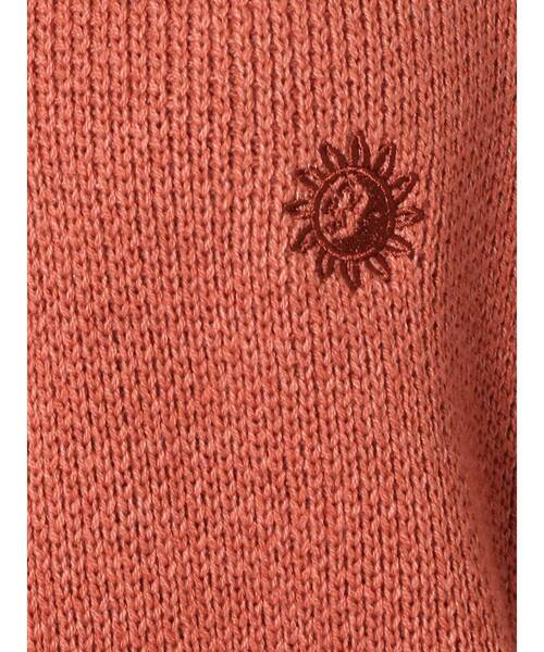 EVRIS（エヴリス）の「SUNNYハーフジップニットトップス（ニット/セーター・レディース・ブラック/カーキ/ホワイト/オレンジ/その他1/その他2/チャコールグレー/パープル・FREE）」の9枚目の写真