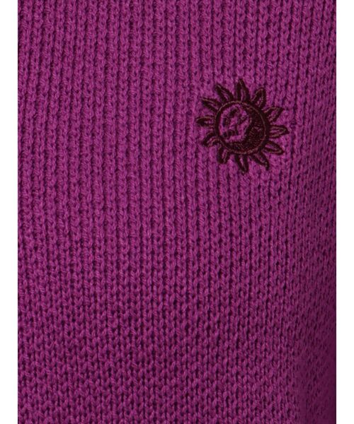 EVRIS（エヴリス）の「SUNNYハーフジップニットトップス（ニット/セーター・レディース・ブラック/カーキ/ホワイト/オレンジ/その他1/その他2/チャコールグレー/パープル・FREE）」の10枚目の写真