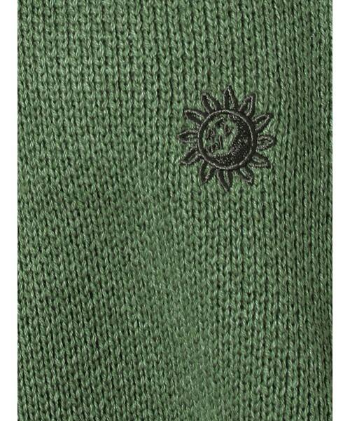 EVRIS（エヴリス）の「SUNNYハーフジップニットトップス（ニット/セーター・レディース・ブラック/カーキ/ホワイト/オレンジ/その他1/その他2/チャコールグレー/パープル・FREE）」の11枚目の写真