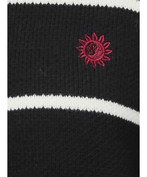 EVRIS（エヴリス）の「SUNNYハーフジップニットトップス（ニット/セーター・レディース・ブラック/カーキ/ホワイト/オレンジ/その他1/その他2/チャコールグレー/パープル・FREE）」の13枚目の写真