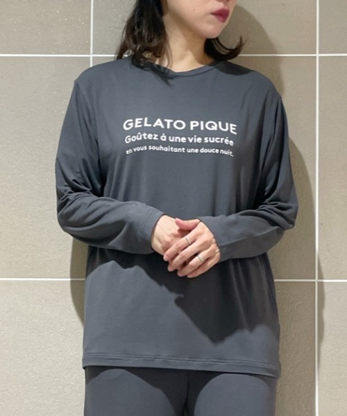 gelato pique（ジェラートピケ）の「インレイロゴプルオーバー（ルーム