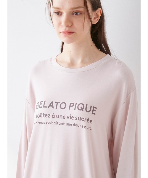 gelato pique（ジェラートピケ）の「インレイロゴプルオーバー（ルーム