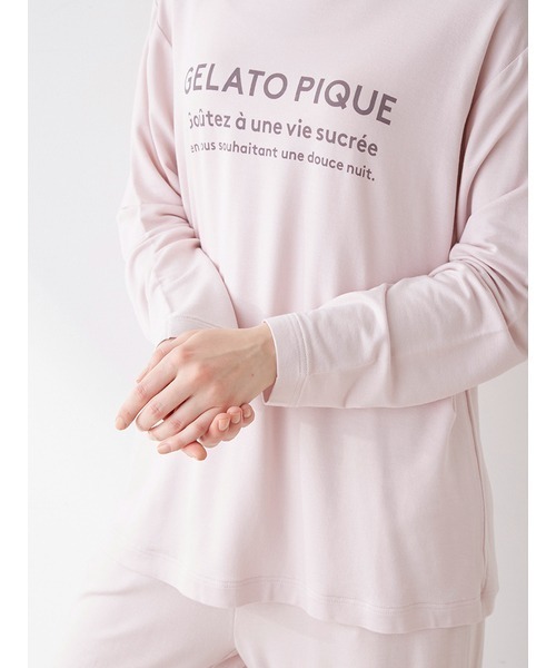 gelato pique（ジェラートピケ）の「インレイロゴプルオーバー（ルーム