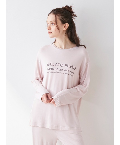 gelato pique（ジェラートピケ）の「インレイロゴプルオーバー（ルーム