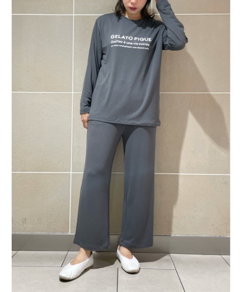 gelato pique（ジェラートピケ）の「インレイロゴプルオーバー（ルーム