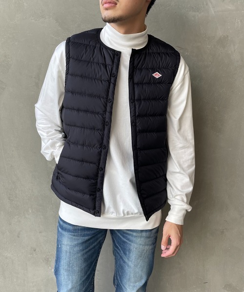 DANTON/ダントン] インナーダウン クルーネックベスト（ダウン